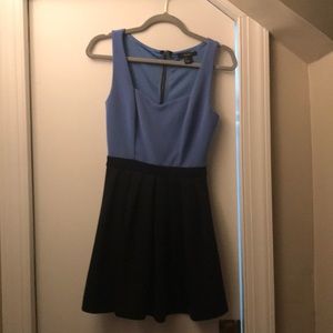 Two toned skater dress
